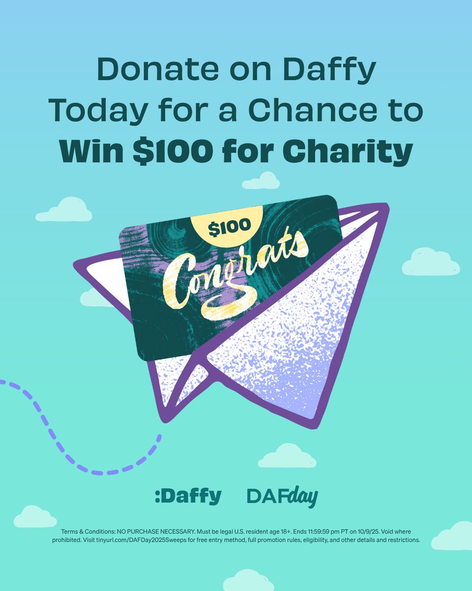 adamnash's tweet photo. It's #DAFDay 2025 @DaffyGiving! 

DAF Day celebrates #donoradvisedfunds and the millions of acts of generosity they make possible.

Donate any amount by 11:59 PM PT through @DaffGiving or via #DAFpay for a chance to win.

Today is a great day to be generous. 🙏 https://t.co/onF1Ke2X6d