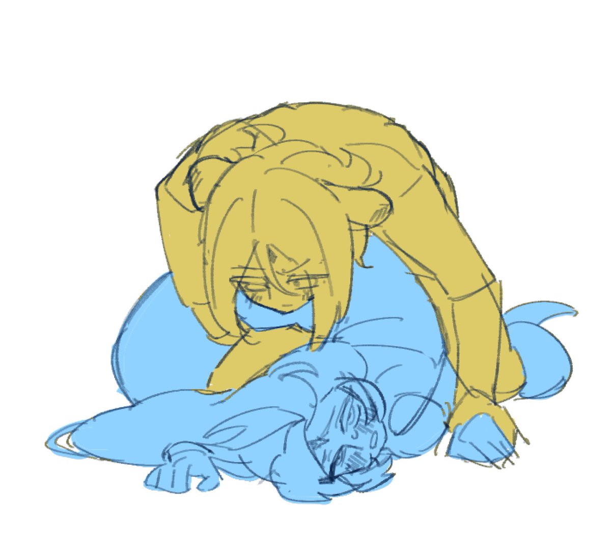 bbbbbut1's tweet photo. I drew again
Yes, because it was in this posture throughout the entire process, Sage didn't actually see what "that thing" looked like, he just felt it.
Yes... Vanilla Mouse……mouse…… https://t.co/V84YXFZghg