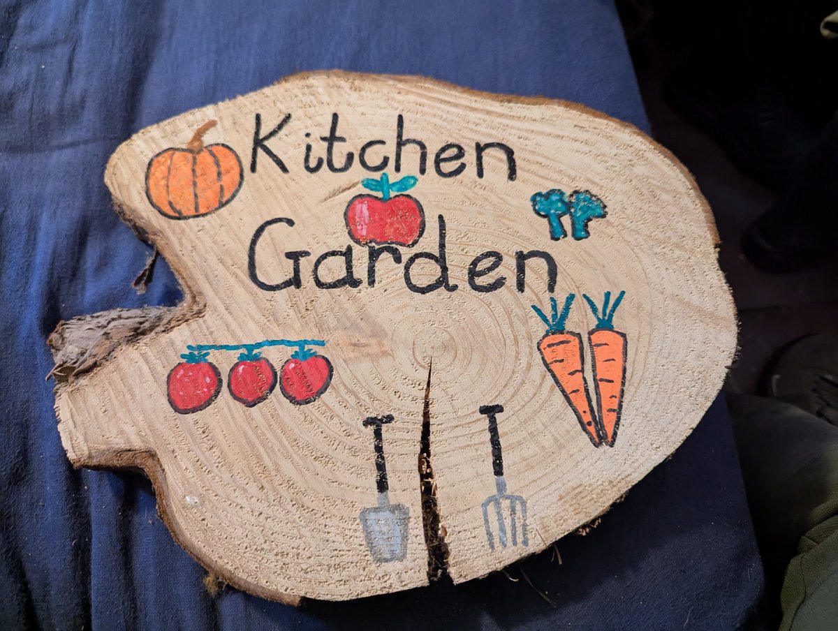 leeks_dan's tweet image. The kitchen garden is slowly taking shape on my Forest School site 🌳🌳