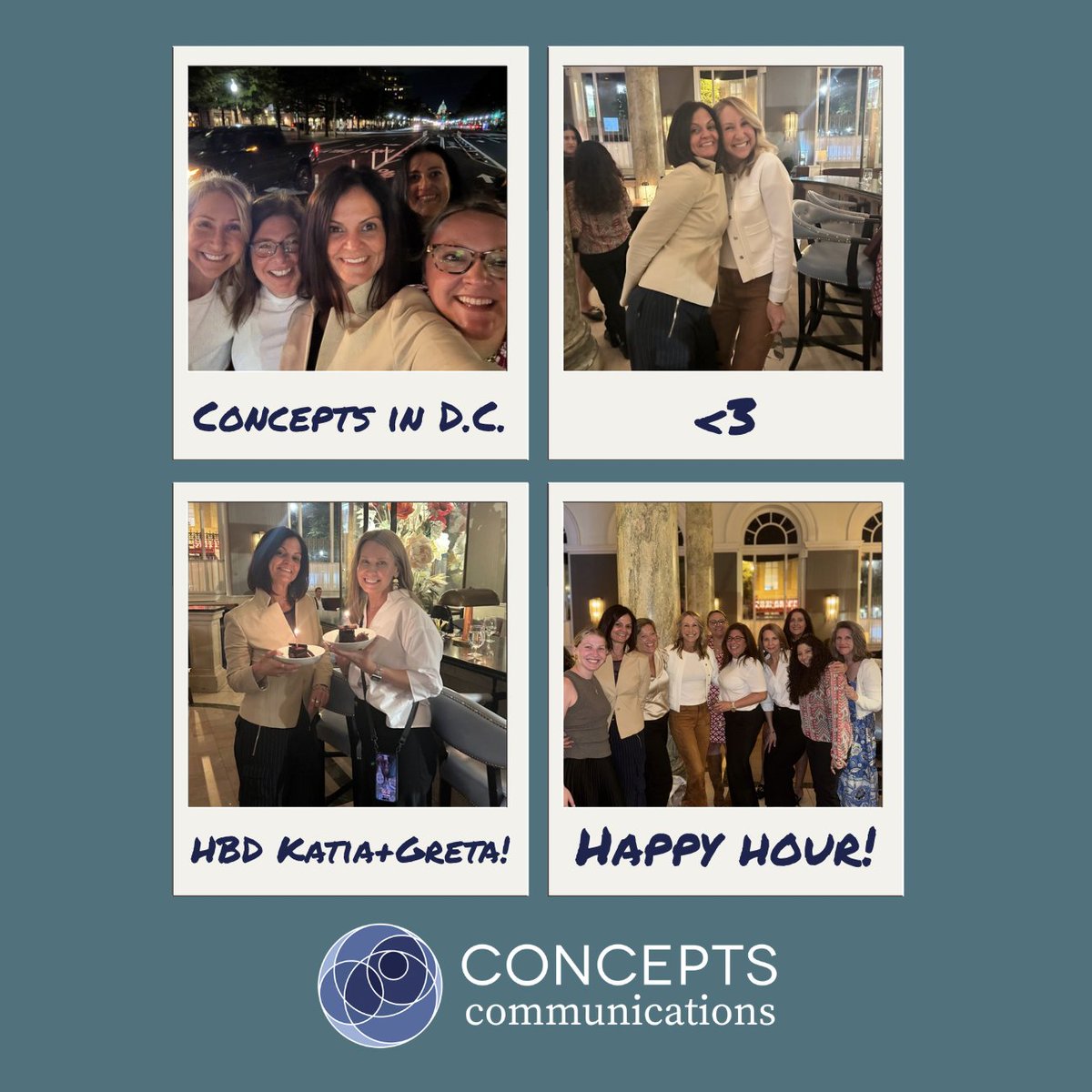 ConceptsComm's tweet image. Such a great week in D.C. with the Concepts team!