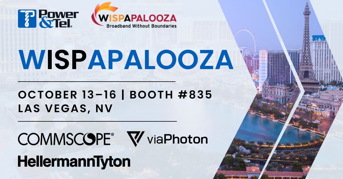 ptsupply's tweet image. We&apos;re excited for #WISPAPALOOZA next week! 👋 Stop by booth 835 to say hi to us, @CommScope, @HT_NorthAmerica, and @viaPhoton.

Info and Registration: ptsupply.com/eventDetailsUn… 

@WISPAnews
#BroadbandInnovation   
#WISPAPALOOZA2025 #WISPAPALOOZA25
