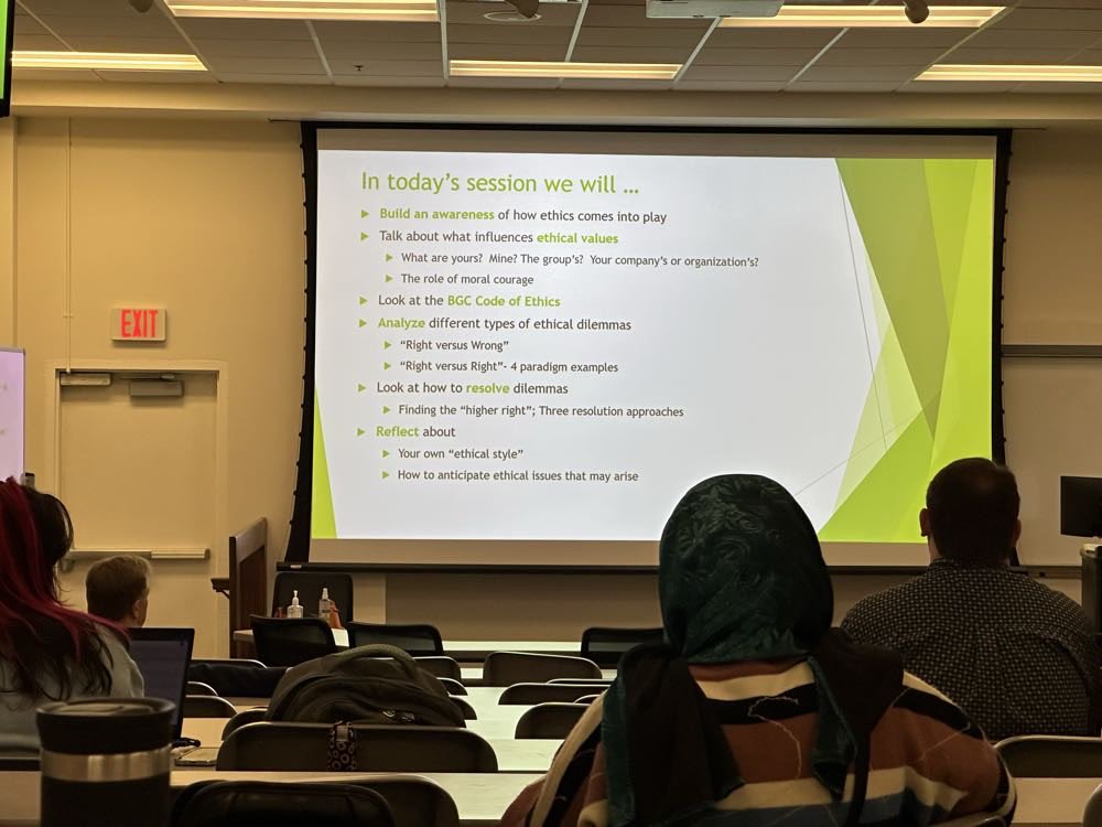 Ethics:  something we all need education on! #26PRP