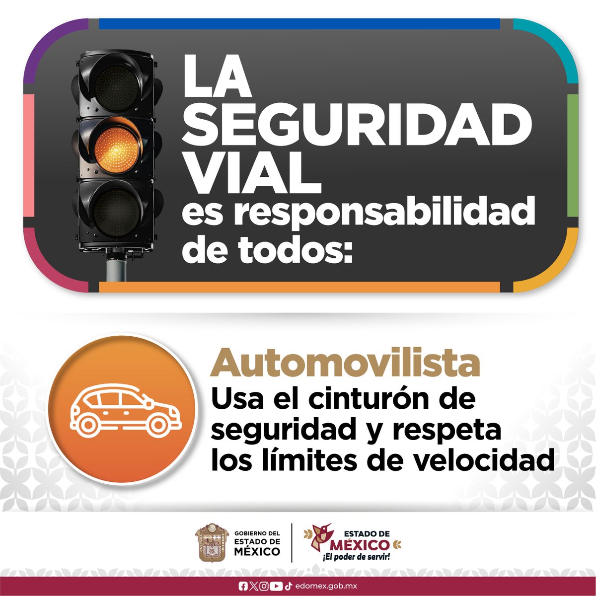 BienestarEdoMx's tweet image. 🚗 #SeguridadVialEdoMex: El cinturón de seguridad es clave para salvar vidas. Respetemos los límites de velocidad y adoptemos hábitos de movilidad responsable. Protejámonos todos y todas en la carretera. ¡Juntos, hacemos la diferencia! #ElPoderDeServir