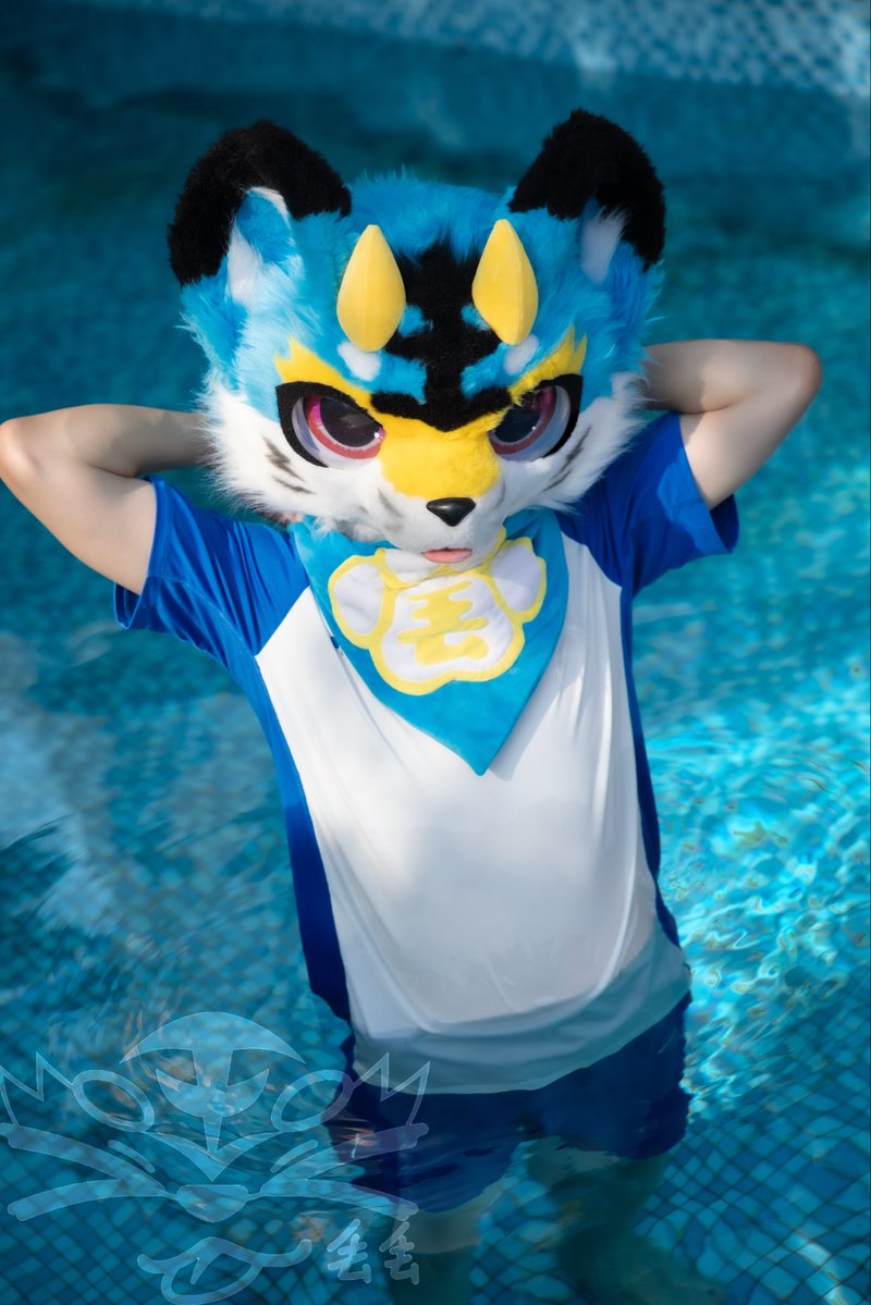 diudiuboy's tweet image. 如果萌也是一种罪的话，那我自首吧。

📷@furry_xiaolan 
#fursuit #FursuitFriday #pool #furry