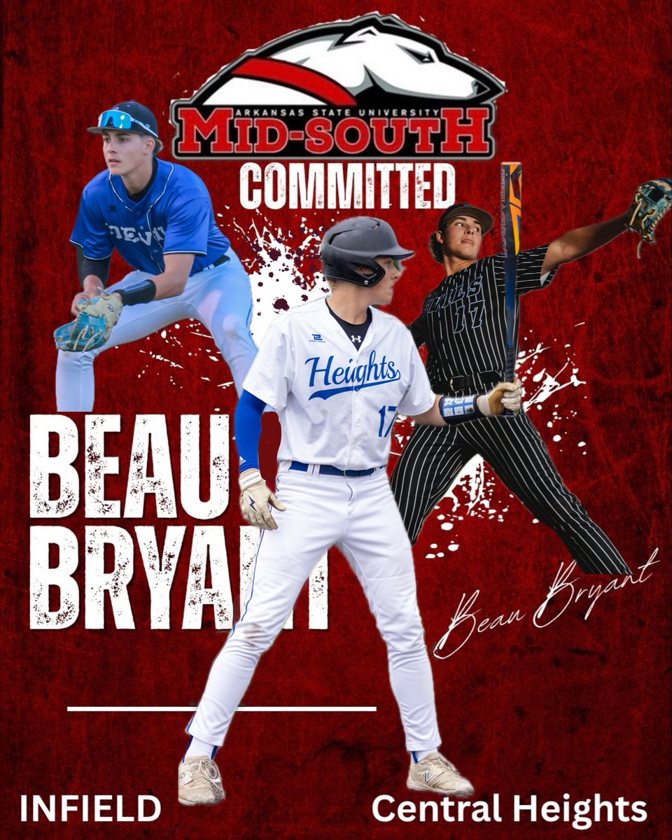 I am proud to announce than I will be continuing my academic and athletic career at Arkansas State University Mid-South. I want to thank my family, coaches, friends, and teammates for their constant support and belief. Most importantly, I thank God for giving me the opportunity
