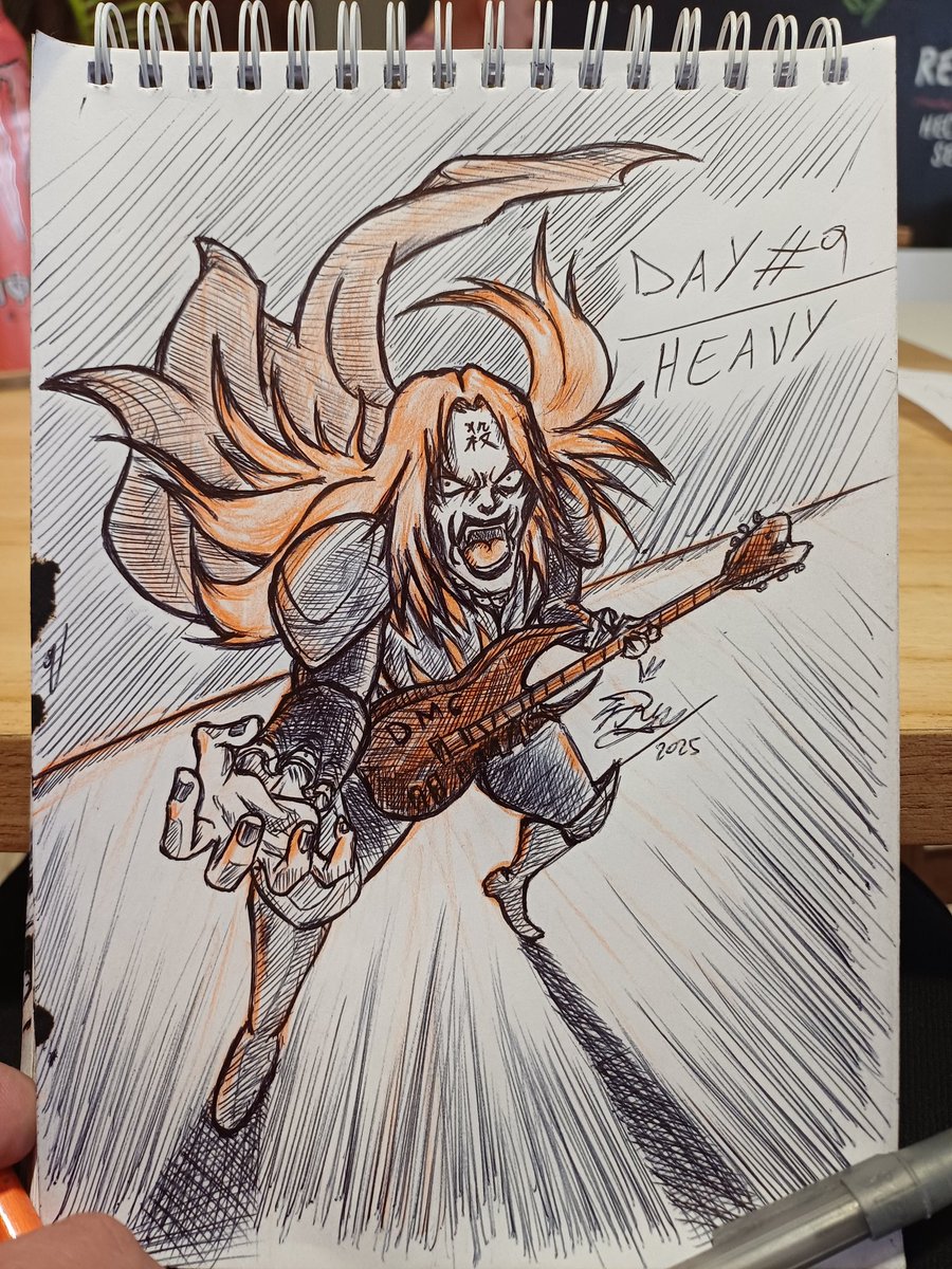 D3vilX47's tweet image. Day 9: Heavy

#Inktober #Inktober2025 #inktober2025heavy #inktober2025day9 #day9 #heavy #detroitmetalcity #dmc #krauser