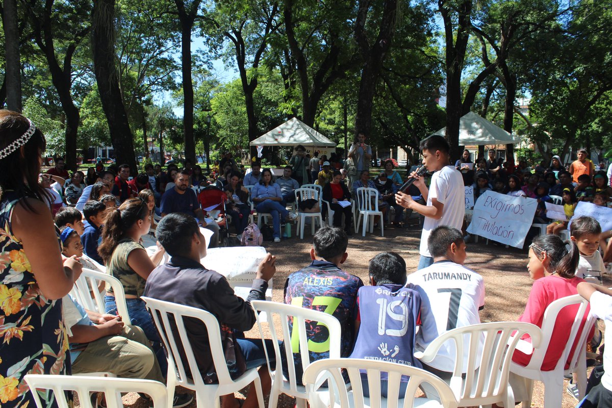 📢💬 “Queremos ser escuchados/as. Queremos vivir con dignidad en nuestras comunidades”
Niñas, Niños y Adolescentes indígenas serán protagonistas del 4to Encuentro Intercultural.
📍Plaza Uruguaya – Viernes 10 de octubre, 09:00 a 12:00 h
#JuventudesIndígenas #EncuentroIntercultural
