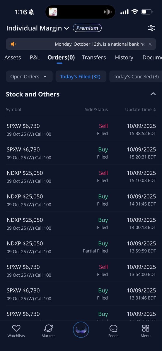 Took 32 Index Trades to finally close Green after being down over $80k around Lunch

Account Saved by $NDX $SPX