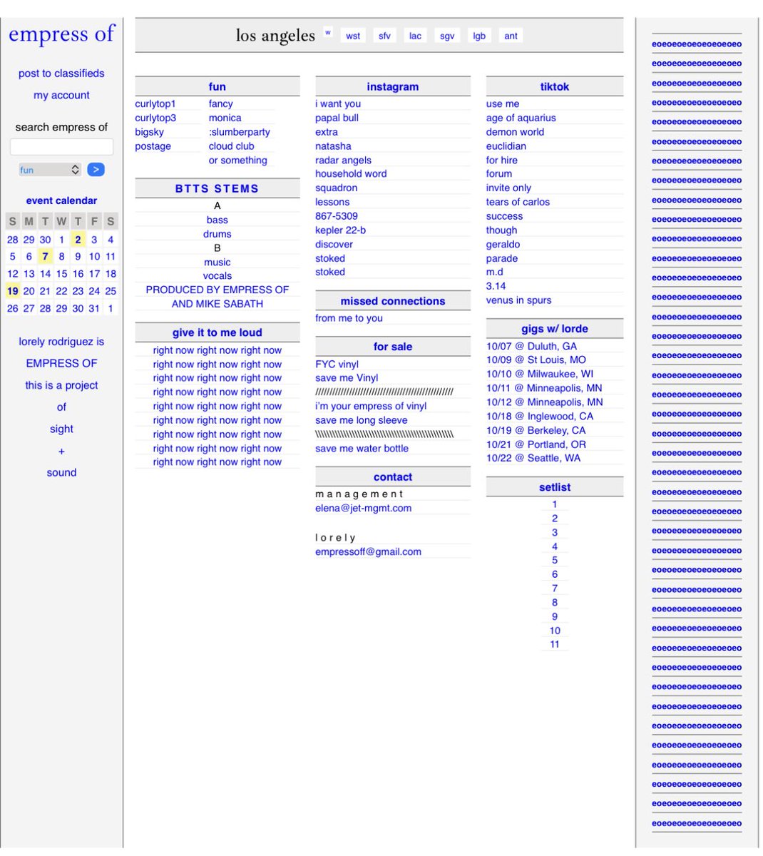 Empress Of tweet media