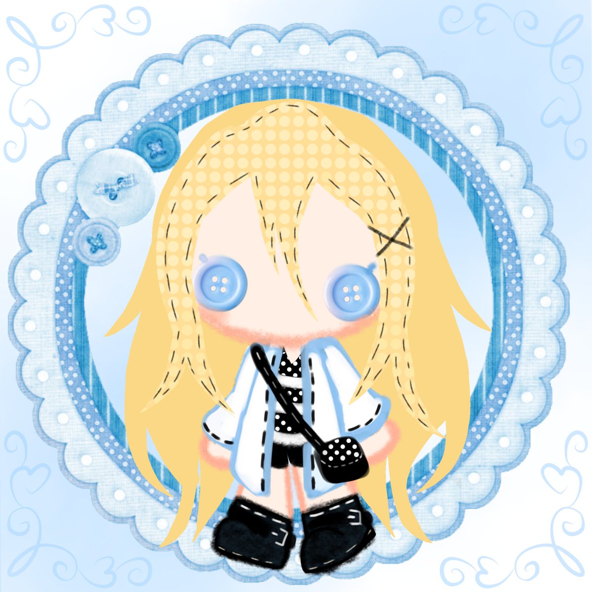 mochafairie's tweet image. lalaloopsy inspired ray!! 
#angelsofdeath #殺戮の天使