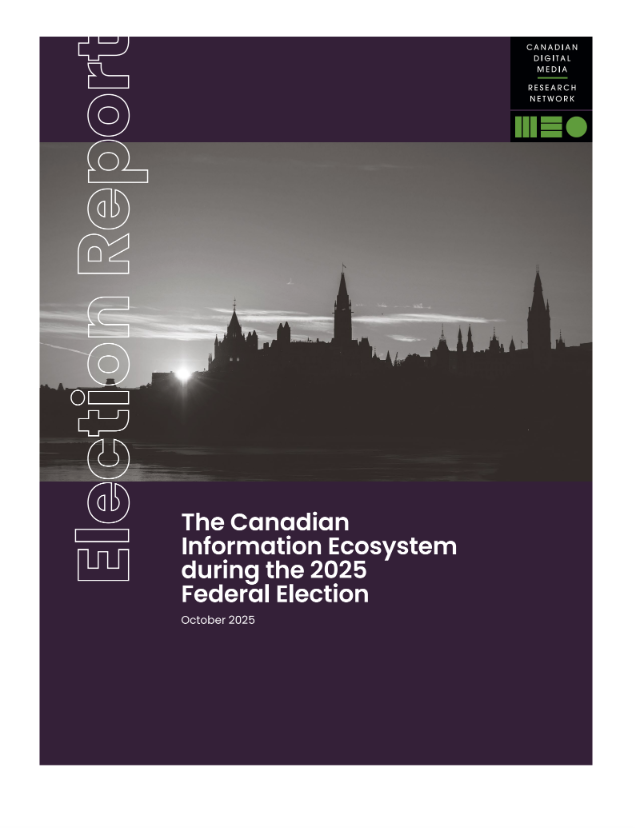 MediaEcosystem's tweet photo. 🚨Our 2025 Federal Election report is here and it should serve as a warning for Canada to act now to protect future elections.

Canada’s 2025 federal election upheld its integrity, but exposed a digital ecosystem under mounting strain. 

Read on to learn about our key findings 🧵 https://t.co/oPKXIbt2tc