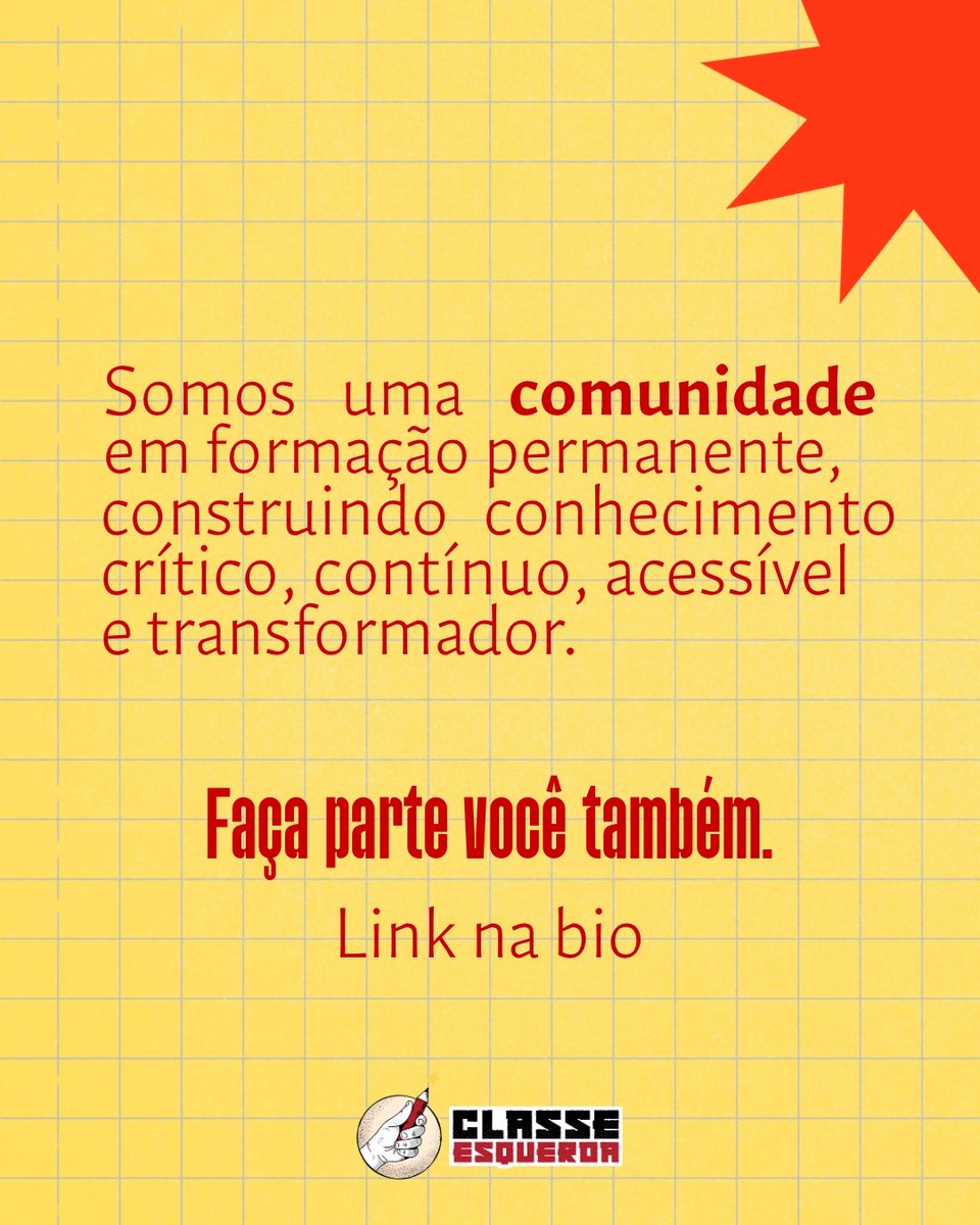 Mais de 4.600 pessoas já estudaram com a Classe Esquerda, construindo consciência e aprendendo de forma crítica e popular. A formação é contínua e transformadora. 

Acesse o site e faça já sua assinatura para ter acesso a todos os cursos! Link na bio. 

#educação #educaçãopopular