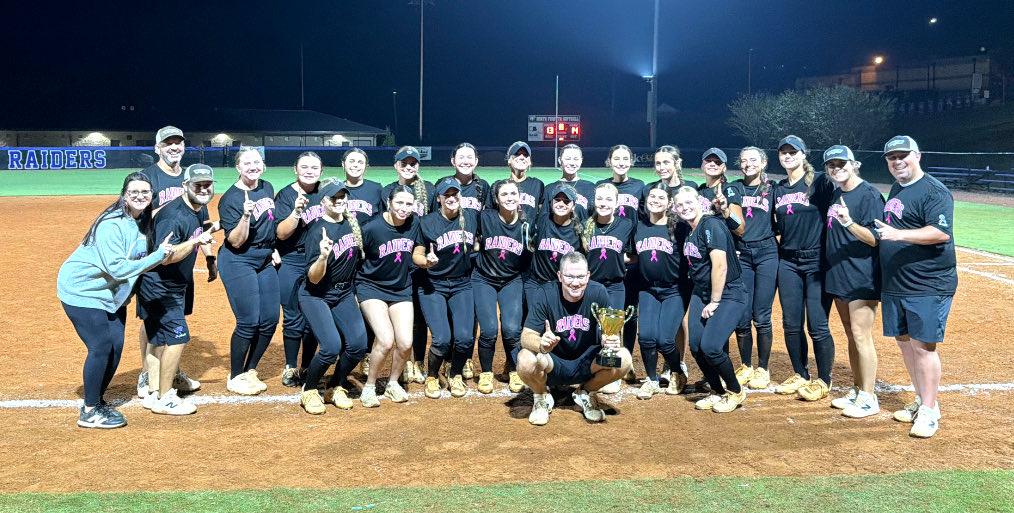 SO PROUD of my <a href="/NoFoSoftball/">N. Forsyth Softball</a> team for the hard earned spot as REGION CHAMPS! This team gave it our all every step of the way! Special thank you and congrats to our <a href="/coachbrown_12/">Coach Brown</a> for always supporting and helping us grow as a team!! Playoffs start Monday at the raider valley! 💜
