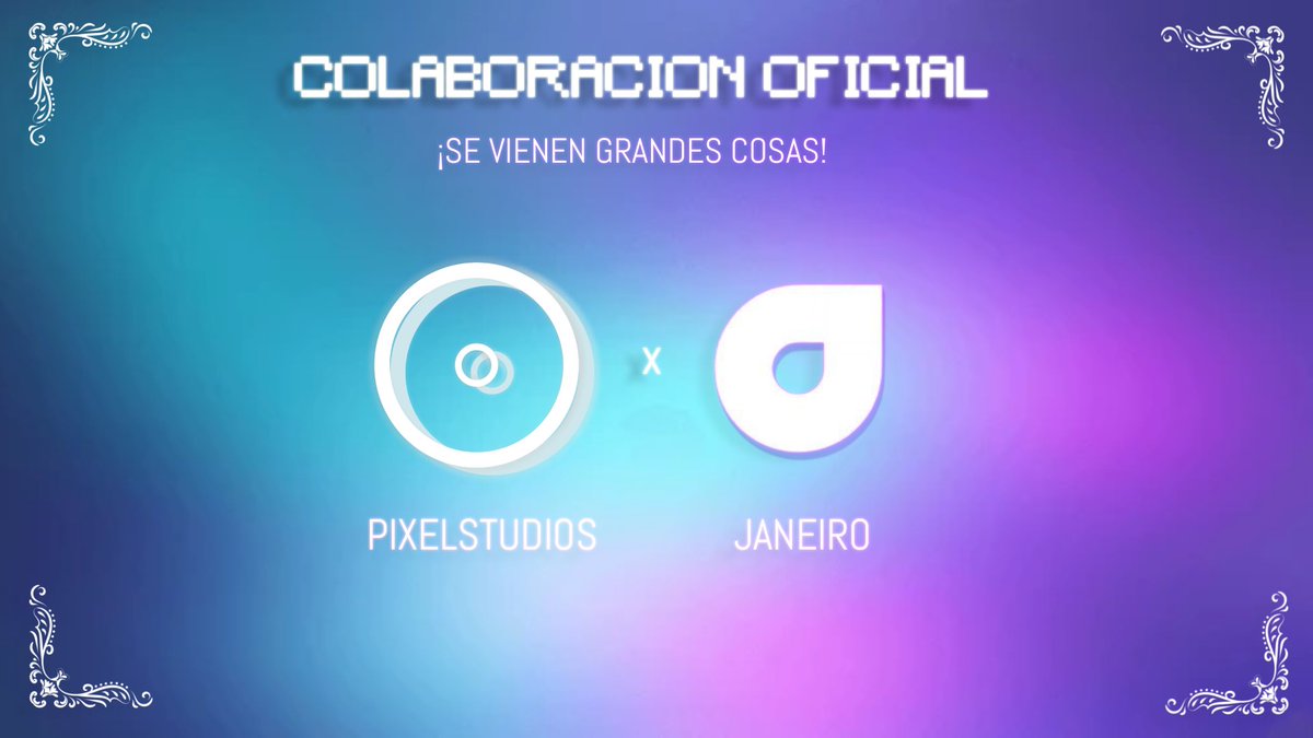 PIXEL EVENTS X JANEIRO🔥
Nos emociona anunciar nuestra colaboración junto con Janeiro!.  
En dónde estaremos realizando eventos juntos, se agradece si apoyan ambos equipos! 
Discord de Janeiro: discord.gg/6rqyhTeAZM