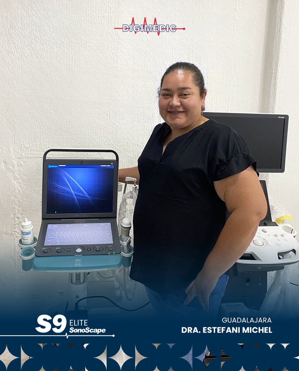 🌟 ¡Dra. Estefani Michel, bienvenida al nivel más alto en tecnología de ultrasonido! 🌟

Con la llegada de su SonoScape S9 Elite, incorpora a su práctica médica un equipo potente, elegante y ultraversátil, diseñado para ofrecer imágenes excepcionales y diagnósticos precisos en