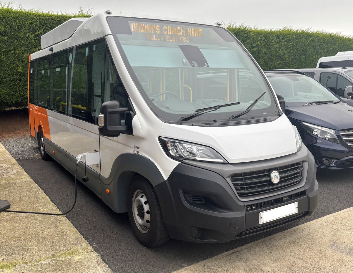⚡𝗤𝗨𝗜𝗡𝗡'𝗦 𝗚𝗢 𝗘𝗟𝗘𝗖𝗧𝗥𝗜𝗖!!⚡

🚍We welcome the first of two electric accessible minibuses onto our fleet.

These are fully electric wheelchair accessible minibuses are part of our investment in a cleaner, more sustainable future and reduce environmental impact.