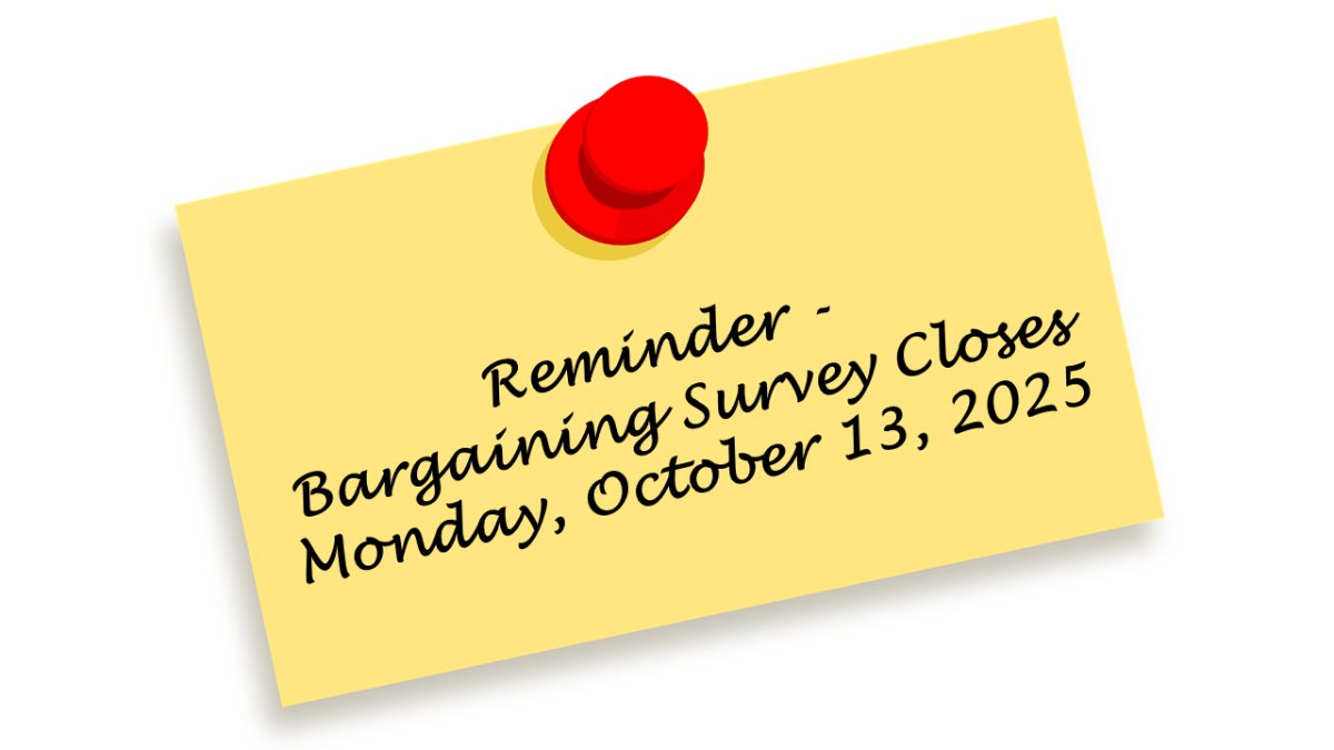 354Local's tweet image. Part-time &amp;amp; sessional faculty: The 2025 Bargaining Survey closes Oct 13, 2025! Your input will shape our first collective agreement across Ontario colleges. It’s anonymous &amp;amp; takes just 10 minutes. Don’t miss your chance to be heard! mailchi.mp/opseu354/barga…