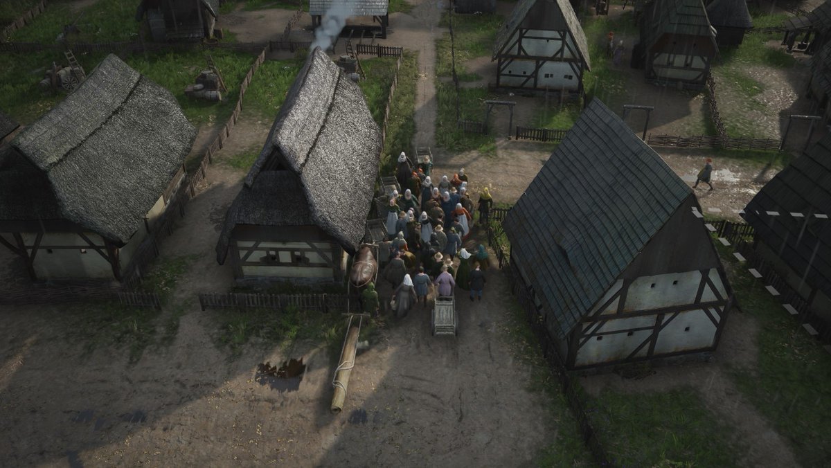 Stau auf der A3 in #ManorLords