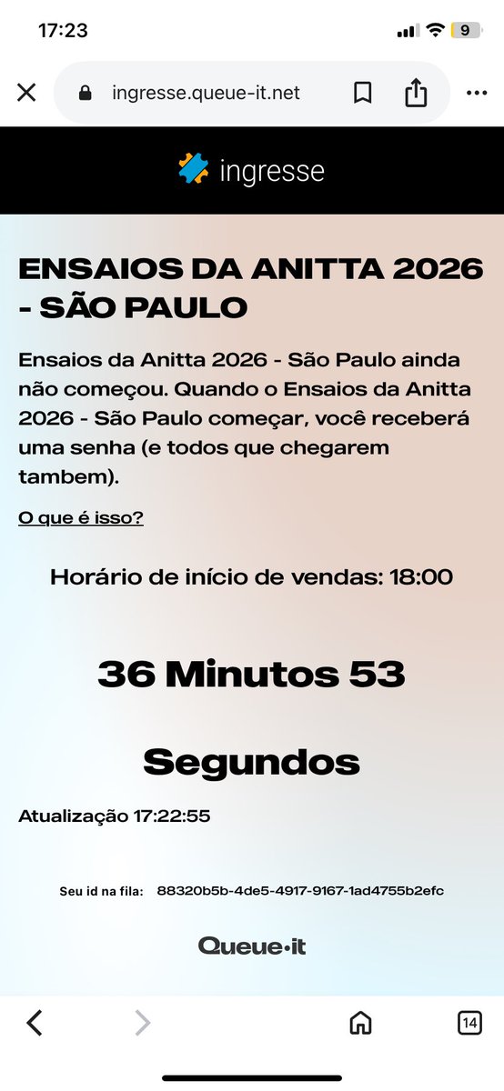 Saiam q esse ingresso é meu