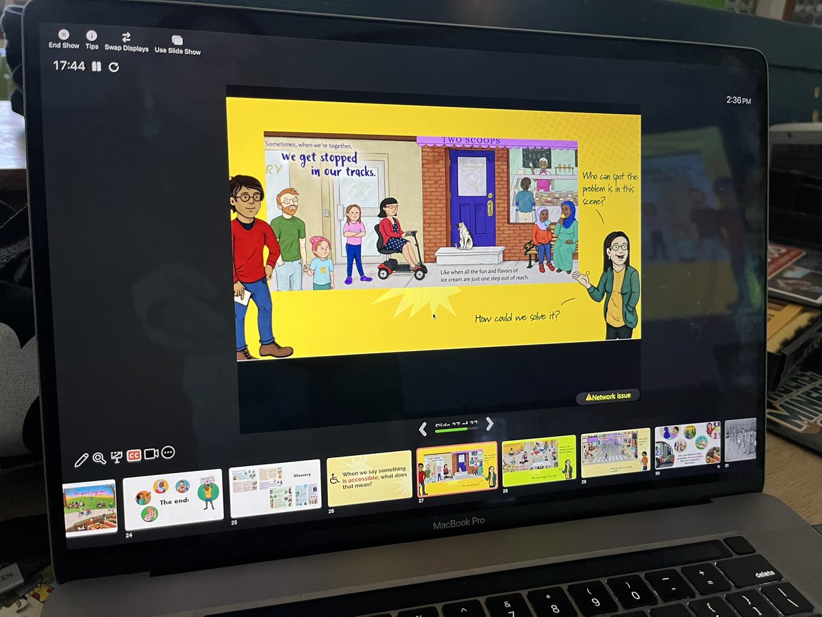 McM_MsT's tweet image. “We Move Together”📚authors KellyFritsch & @AnneeMcGuire & illustrator @EdTrejos
😊 discussion accessibility as a design concept with real world implications for disabled and non-disabled people too!
@WMTbook #DisabilityJustice #KitLit @tdsb