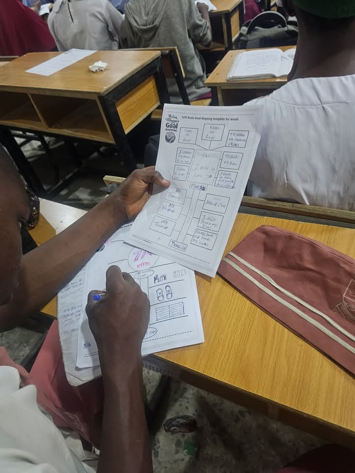 Icldng's tweet image. Day 1:🎯 7 Magic Keys to Success – Goal Mapping with @flelixi
Over 110 students &amp;amp; teachers from 10 public schools learned to dream big, think positive &amp;amp; stay committed as they mapped out their personal goals. 💫

The future is in good hands! 🌍
#GoalMapping #YouthDevelopment