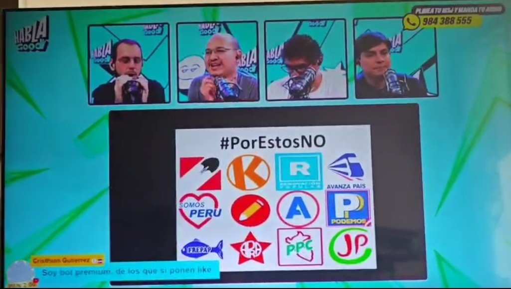 PorEstosNo2026's tweet photo. Habla Good está hablando de nuestra campaña en redes, todo gracias a ustedes  #PorEstosNO
#PorEstosNo2026 https://t.co/JknKbVFtXb