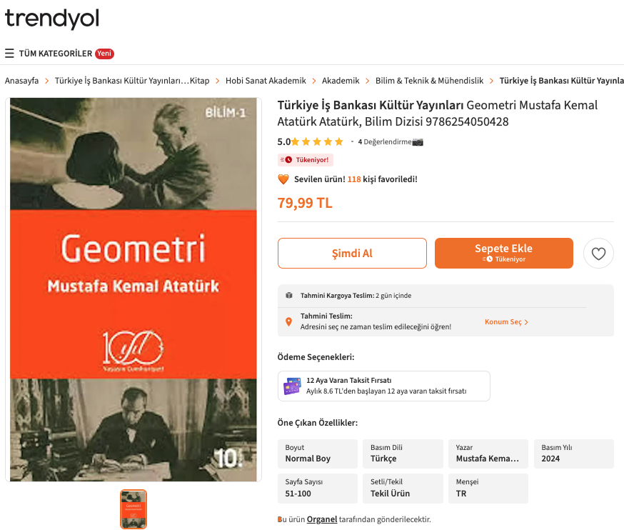 Organel_BMI_Ltd's tweet photo. Sanat Nedir?
Tolstoy Felsefe
İş Bankası
https://t.co/yQMQ98OxZS

Geometri
Atatürk
İş Bankası
https://t.co/RNdJBI6B2P

Pal Sokağı Çocukları
Yakamoz
https://t.co/CPA7zx3tPQ

Kamyon
Sabahattin Ali
Yapı Kredi Y.
https://t.co/Q35KWdO3IL

#Kitap @Organel_Kitap 
@Trendyol #Öğretmen https://t.co/ApynfEulK1