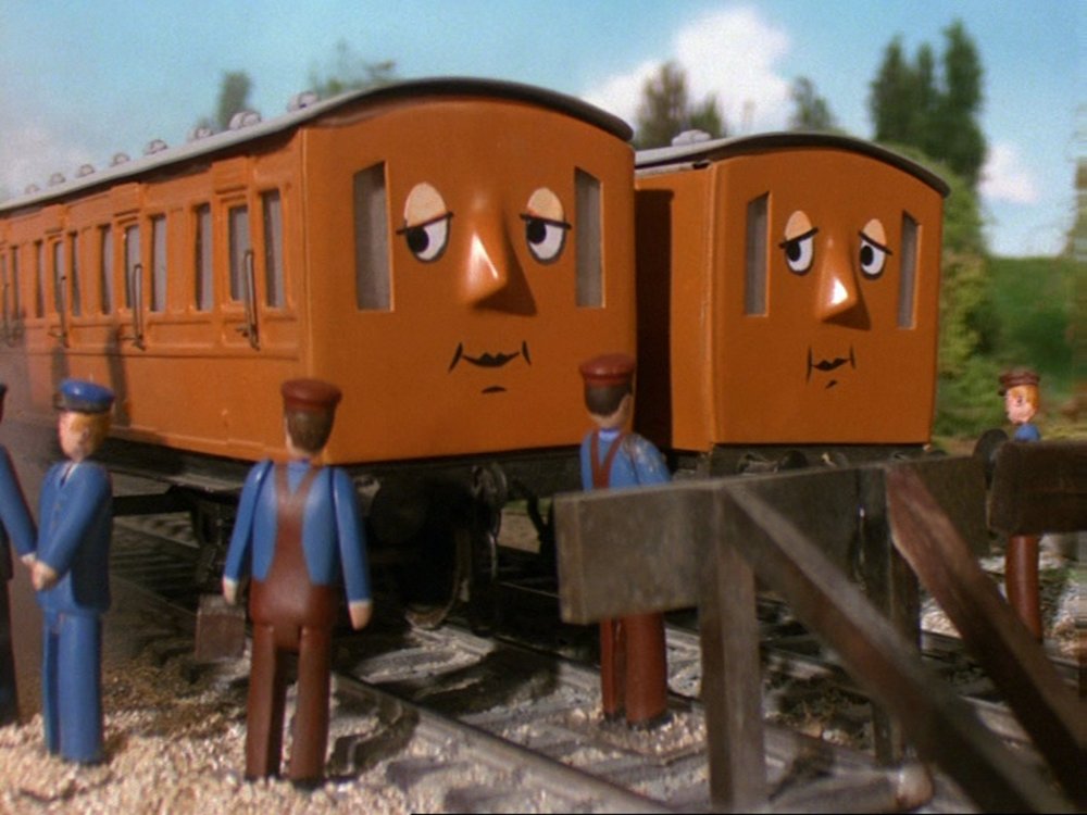 ThtAwkwrdDiesel's tweet image. So, like, if Thomas needed another coach permanently, what would yall name it? Also, would it be the same kind of coach as Annie and Clarabel?