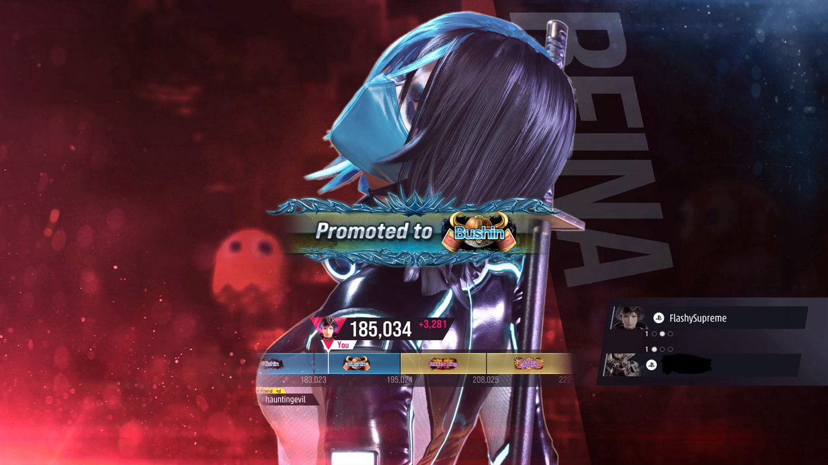 FlashySupreme1's tweet photo. There was a lot to learn about how to play this character properly, but I believe that knowledge is starting to pay off. 

My secondary “Reina” (Bushin) is starting to catch up to my main “Lili” (Tekken King) in Tekken 8 Ranked mode. https://t.co/O9iekop2Pe