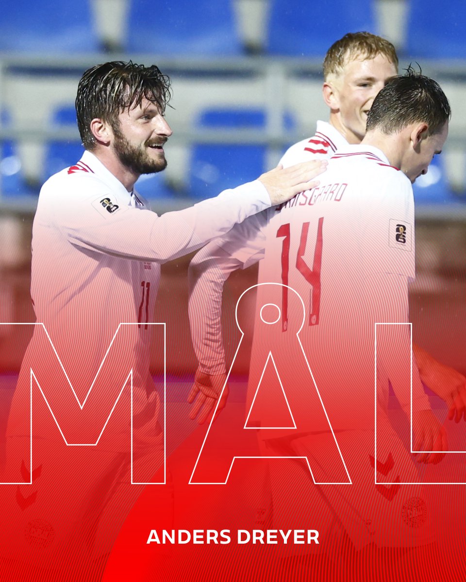 dbulandshold's tweet image. Dreyer dobbelt målscorer 🤩
Anders Dreyer netter igen og gør det til 6-0 mod Belarus 🙌
#ForDanmark