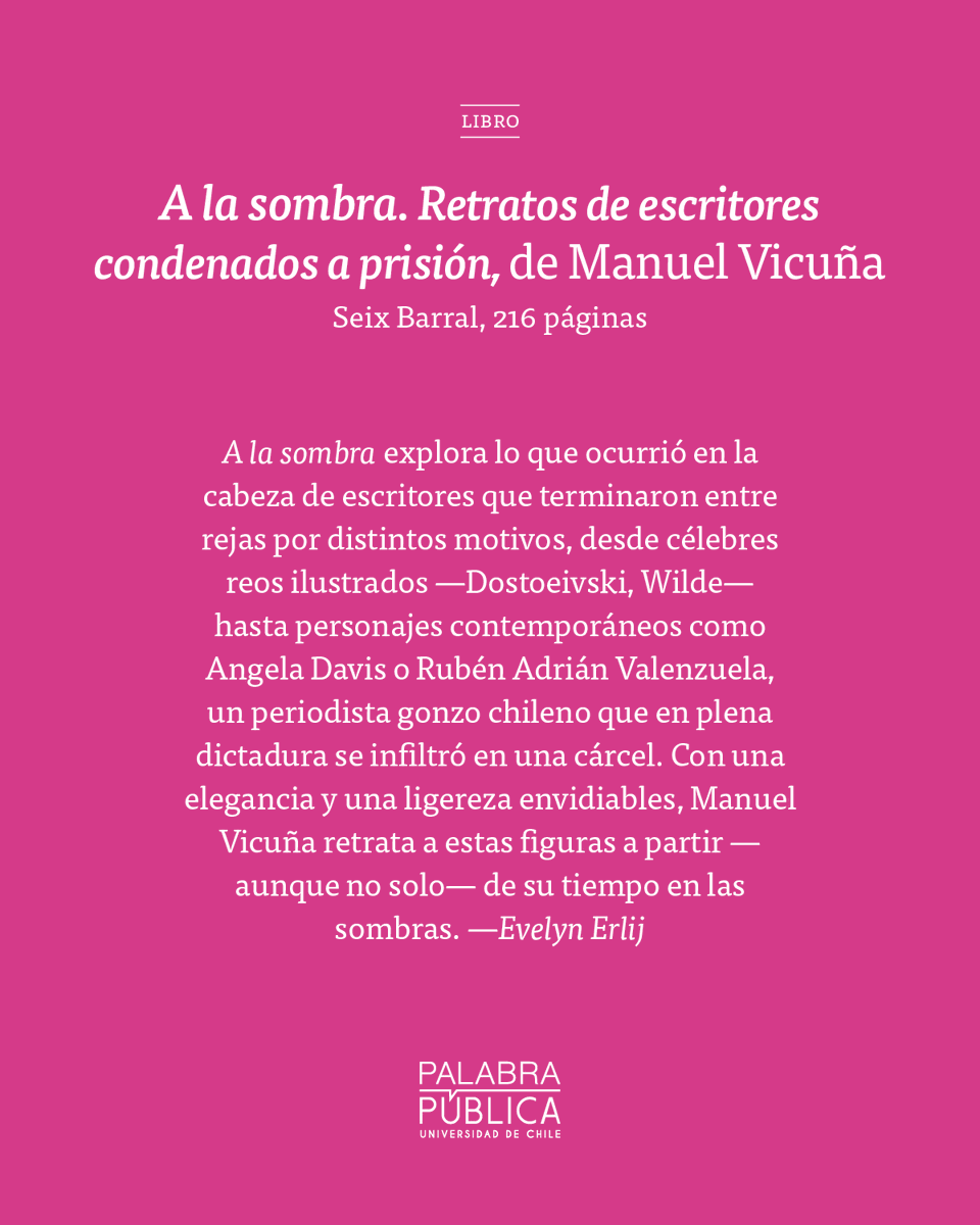 PalabraPublica_'s tweet photo. [RECOMENDAMOS] «¿Por qué son tan lindos los caballos?», de Julieta Correa | «Ecos de Palestina», exposición colectiva en Espacio MNWAL | «Gruñona», de Greta Montero | «A la sombra. Retratos de escritores condenados a prisión», de Manuel Vicuña. 👉 https://t.co/oOyzFnNSl8 https://t.co/1n4tPNEq9l