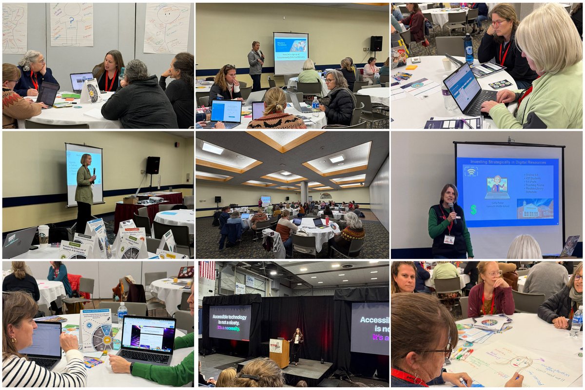 shannonmmiller's tweet image. What a wonderful day at the @ACTEM conference with so many amazing librarians at our @FutureReady #FutureReadyLibs Summit.❤️
Thank you, friends for the work, collaboration, and conversations. We can’t wait to stay connected for your journey.📚
#futureready #actem #tlchat…