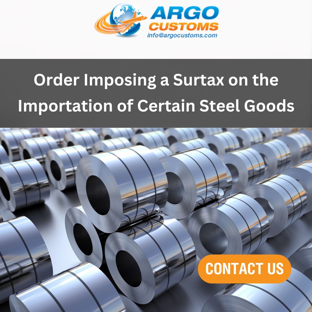 ArgoCustoms's tweet photo. Importing steel into Canada? Read this.

Canada’s now charging 50% surtax on certain steel products, including pre-painted goods like HS 7210.70.00.90.

We help you avoid delays, penaltie https://t.co/eSiBMvInjU https://t.co/4Nu4M2AEms
