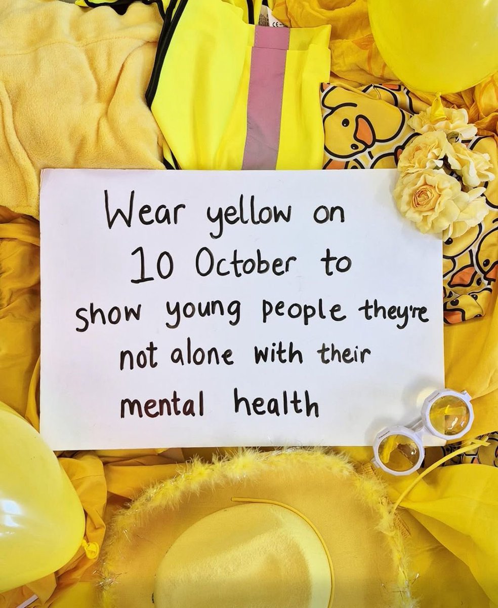 #HelloYellow for World Mental Health Day 👊