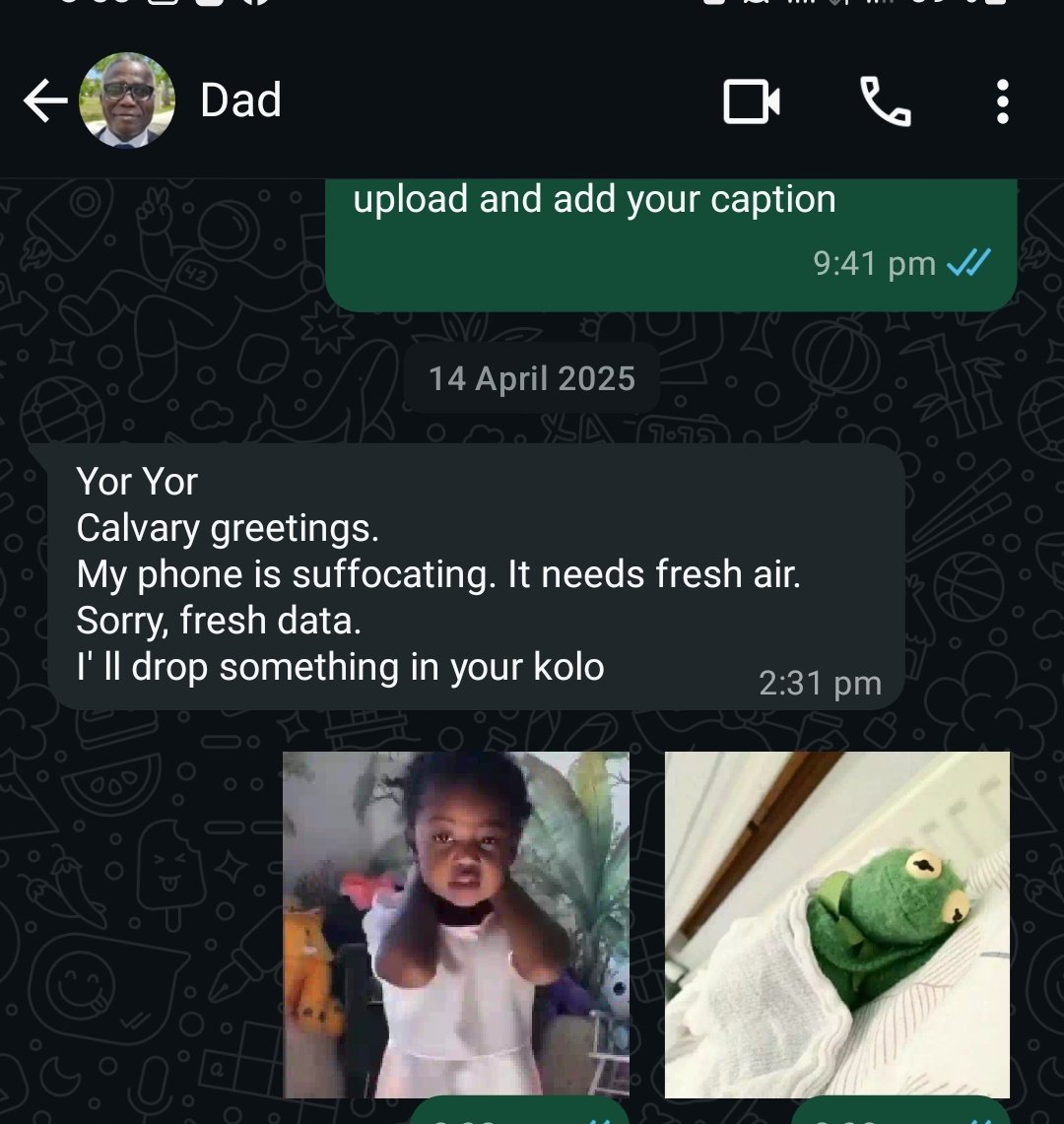 Moyoursco's tweet photo. My Dad never ceases to amaze me😂 https://t.co/GmQd0SgwKl