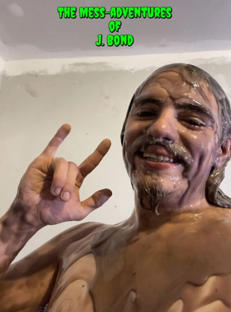 messadventuresj's tweet photo. My first big mess of the Halloween season comes out tomorrow! Don’t miss it!
#themessadventuresofjbond #messadventuresj #splosh #sploshing #wam #wetandmessy #malewam #malesploshing #longhairwam #longhairsploshing https://t.co/j8zjHFMEQw