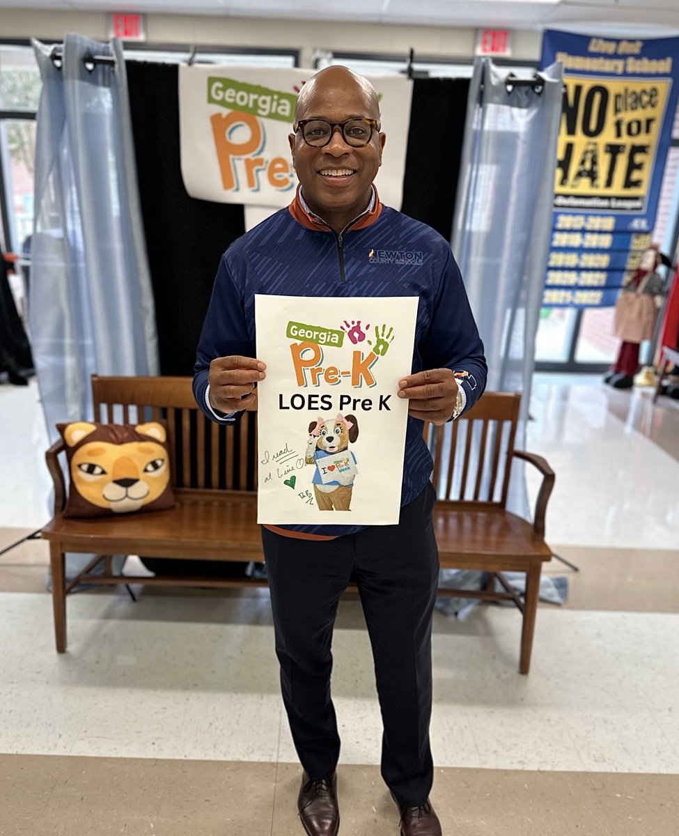 NewtonSupt's tweet photo. As we wrap up #GaPreKWeek, we renew our commitment to being present and engaged in the lives of our young people. Many thanks to our Pre-K educators and everyone who spent a time in our βlittle peopleβ classrooms. https://t.co/JIo8EepDKR