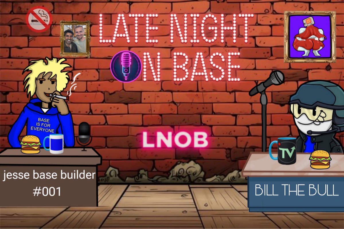 Going live in one hour.

Co-hosting with <a href="/BurgersOnBase/">$Burgers on Base</a> — here’s what’s on deck:
• The big news on <a href="/zora/">$zora</a> and their Robinhood listing
• Updates on $BURGERS
• Deep dive on the <a href="/flaunchgg/">ƒlaunch</a> flywheel and how $LNOB plans to utilize it

If you want real <a href="/base/">Base</a> alpha, tune in.
You won’t