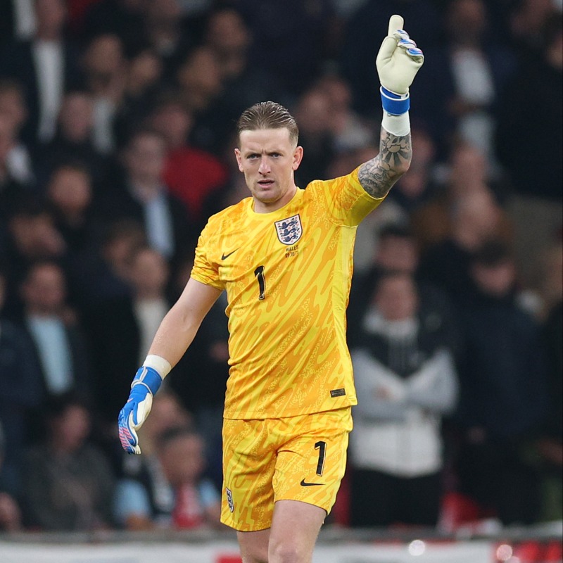 Everton's tweet photo. The first goalkeeper to keep eight consecutive clean sheets for @England. 🏴󠁧󠁢󠁥󠁮󠁧󠁿

Congratulations, Jordan! 🙌