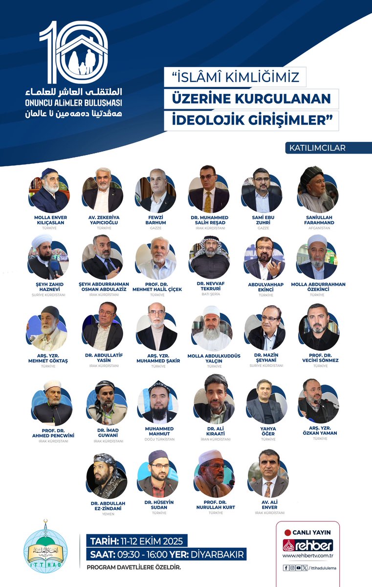 İslam uleması Diyarbakır’da buluşuyor…