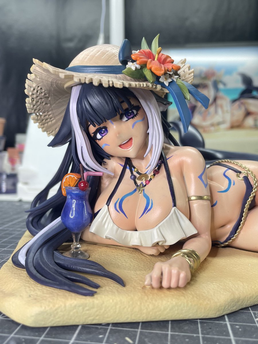 yuni_paints's tweet image. Finished #Commission on Gamersupps Shylily 🤍💙

Sculpt by @SaltSculpt 
Printed and painted by me

#figurine #miniaturepainting #ShylilyArt #shylily #vtuber #figurecollection #painting