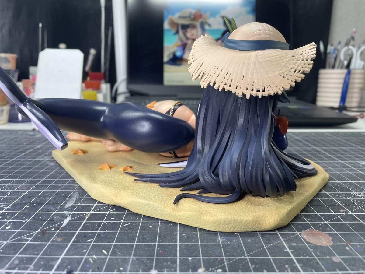 yuni_paints's tweet image. Finished #Commission on Gamersupps Shylily 🤍💙

Sculpt by @SaltSculpt 
Printed and painted by me

#figurine #miniaturepainting #ShylilyArt #shylily #vtuber #figurecollection #painting