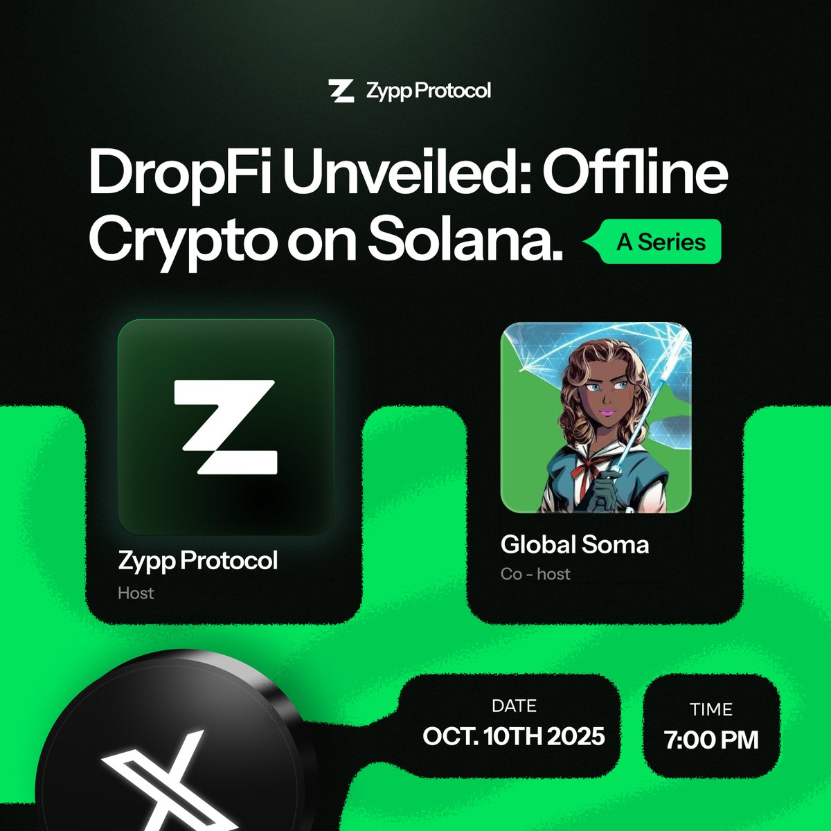 use_zypp's tweet image. Hey everyone 👋
We couldn’t host the DropFi Unlocked Space as planned due to unexpected network issues.
The irony of an offline-first project facing online hiccups isn’t lost on us 😅
We truly appreciate everyone who showed up and waited.
The session has been rescheduled, and…