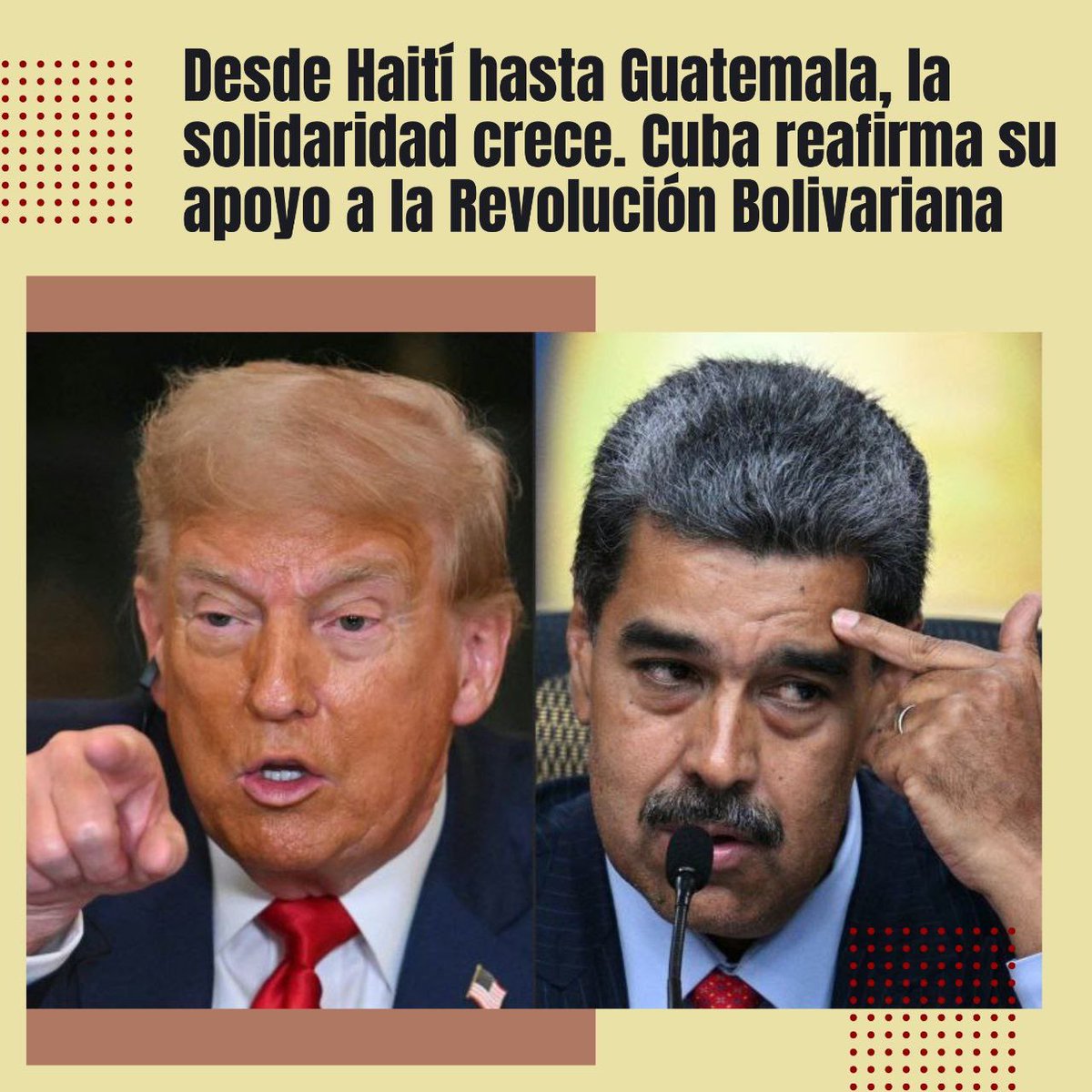 VozDeLiibertad's tweet image. La voz de la solidaridad surge desde el corazón de los pueblos; la unidad cobra fuerza y la decisión de liberarse de toda dominación echa raíces. Viva #Venezuela 
#VenezuelaConPalestina #EstadosUnidos #TrumpisaNationalDisgrace #Maduro