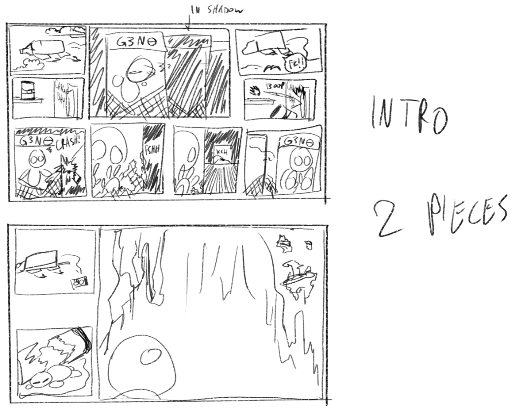 Here is a look in to how we structured the opening comic of The Upper Hand, the art team (<a href="/phatjeezy/">thabang modise</a> and <a href="/JeanArtBean/">Jeancarlos Cespedes</a> ) had a lot of fun creating these and we would love to do this trend in to our next game, what's your favorite art work from our game?

#indiegame #comics