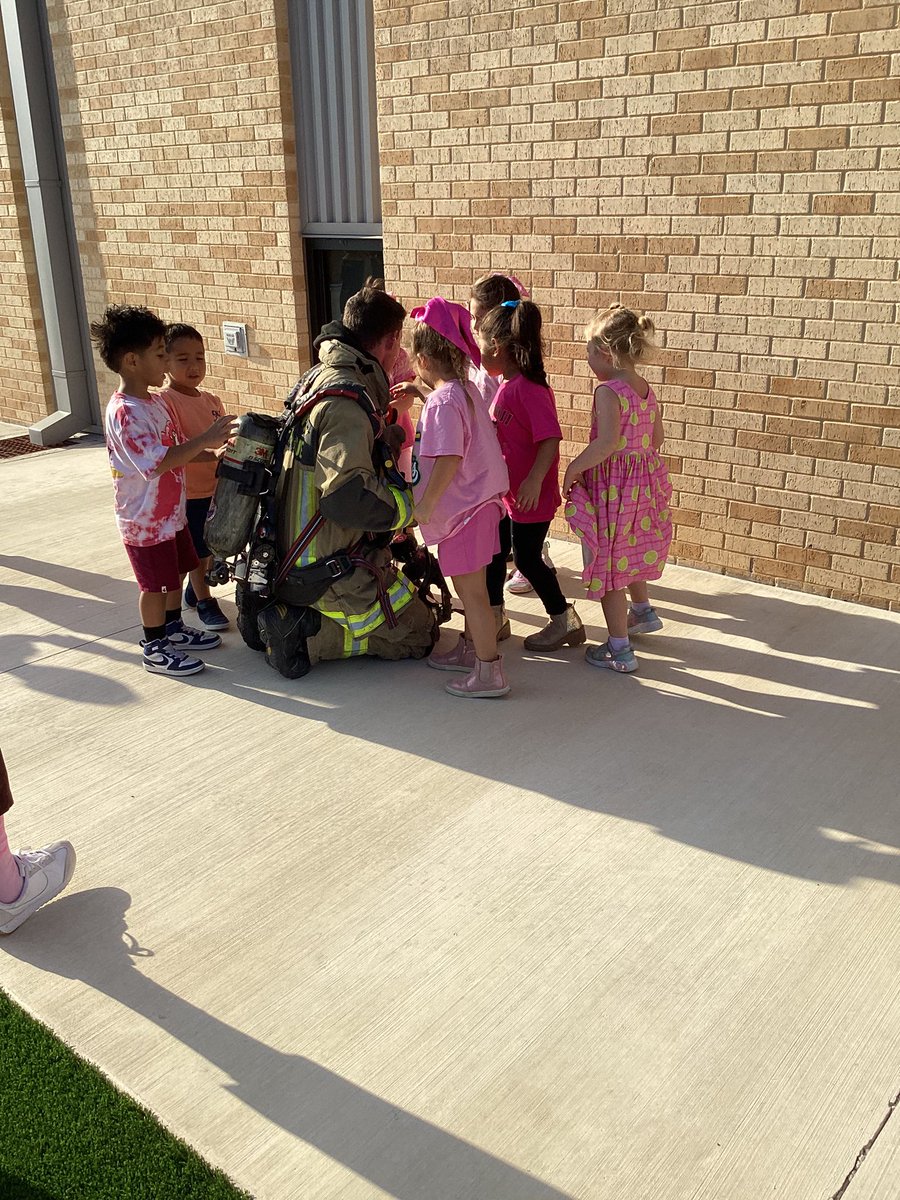 Today we wore pink for Breast Cancer Awareness Month! We also had a special visit from the Travis County Fire and Rescue Department as part of Fire Prevention Week. It was a fun filled day with lots of learning and excitement. #CDCLILDRAGONS #DVPROUD