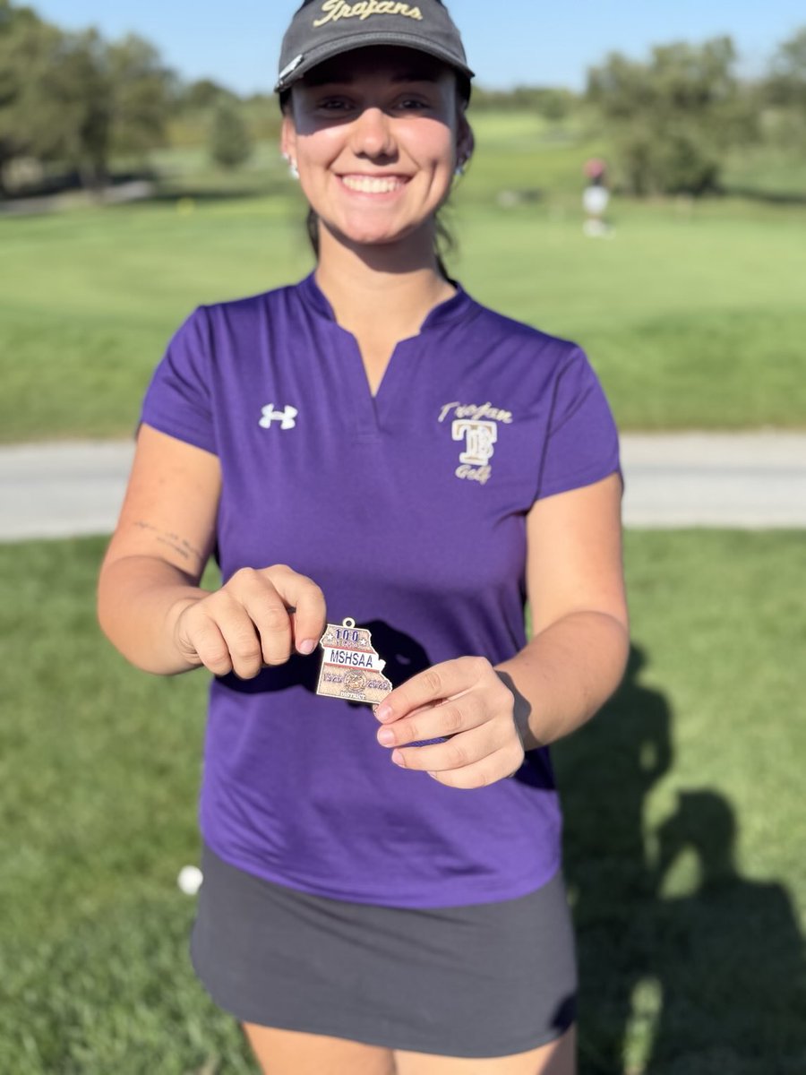 Congratulations to Dory Haines she shot 83 and placed 15th in district. She is headed to State!