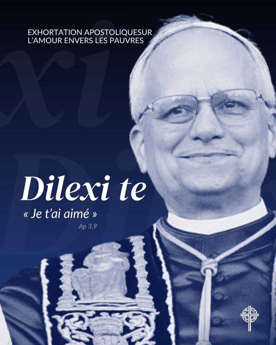 Aujourd’hui, 9 octobre 2025, le Pape Léon XIV publie sa première exhortation apostolique, Dilexi te (« Je t’ai aimé »), sur la sollicitude de l’Église envers les pauvres.
Lisez l’annonce complète ➡️ cecc.ca/annonce/le-pap…

#dilexite #cccb #cecc