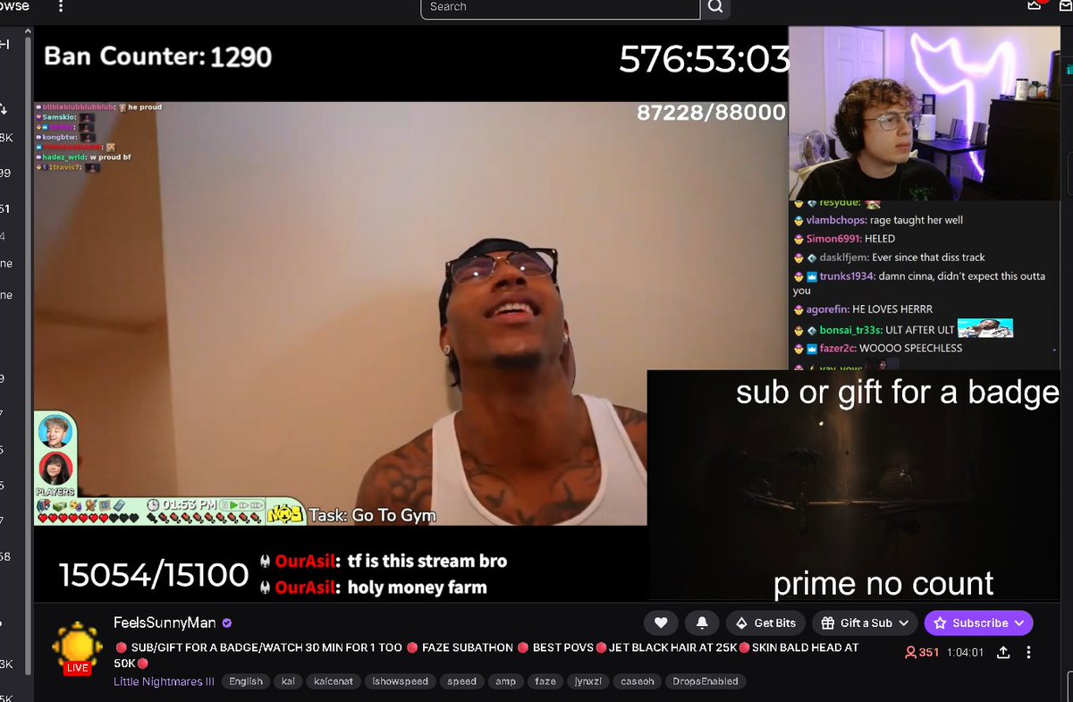 bought the game and prepping to stream little nightmares 3 the moment it drops and i see streamers doing this...

the more u look at this screenshot the worst it gets.
<a href="/TwitchSupport/">Twitch Support</a> <a href="/Twitch/">Twitch</a> 
streamer: twitch.tv/feelssunnyman
#LittleNightmaresIII