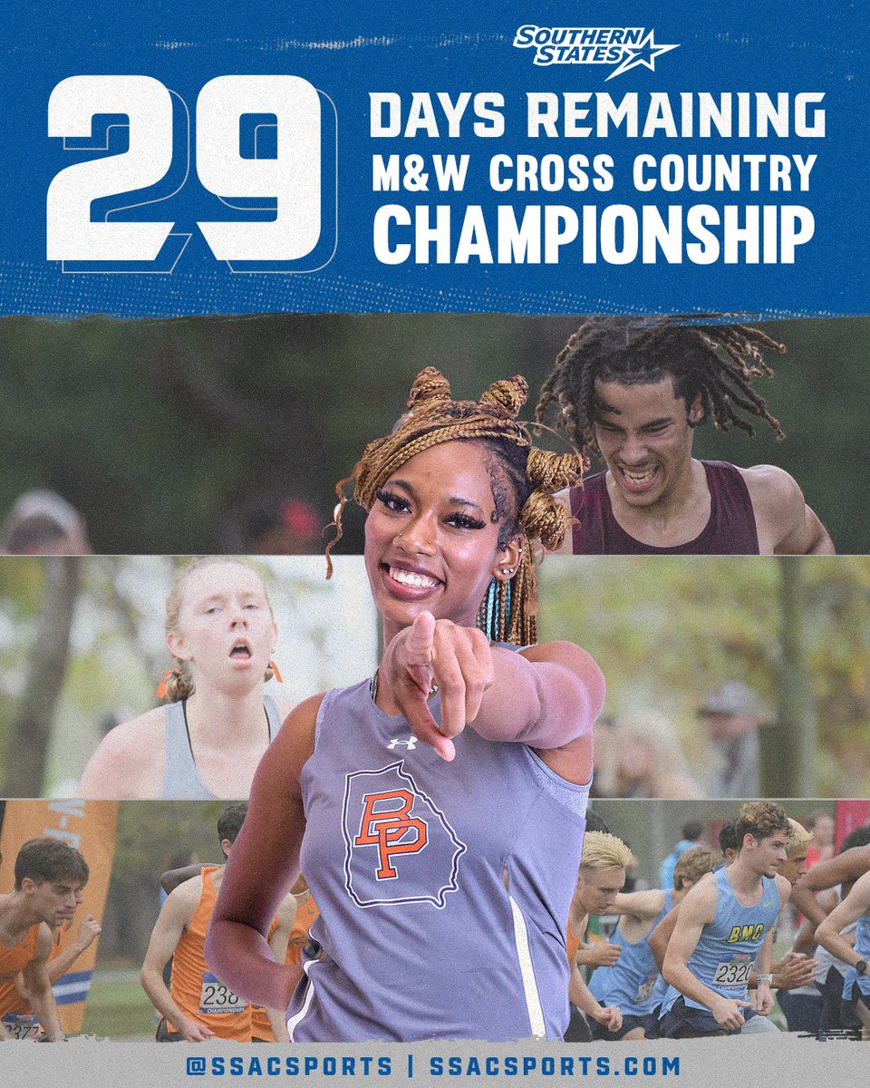 The 2025 SSAC M&amp;W Cross Country Championships are set for Friday, Nov. 7!

📅 Nov. 7
⏰ 8:30 / 9:15
📍 Oakville Indian Mounds Park
🎟 Free
🔗 tinyurl.com/4ezrfasn